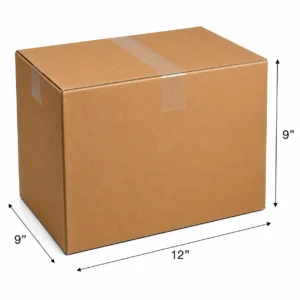 12x9x9" Single Wall Cardboard Box