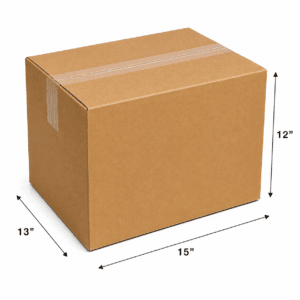 15x13x12" Single Wall Cardboard Box