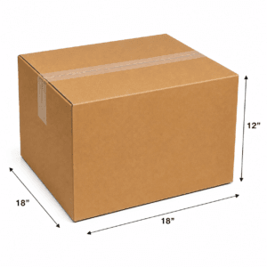 18 x 18 x 12" Triple Wall Cardboard Box