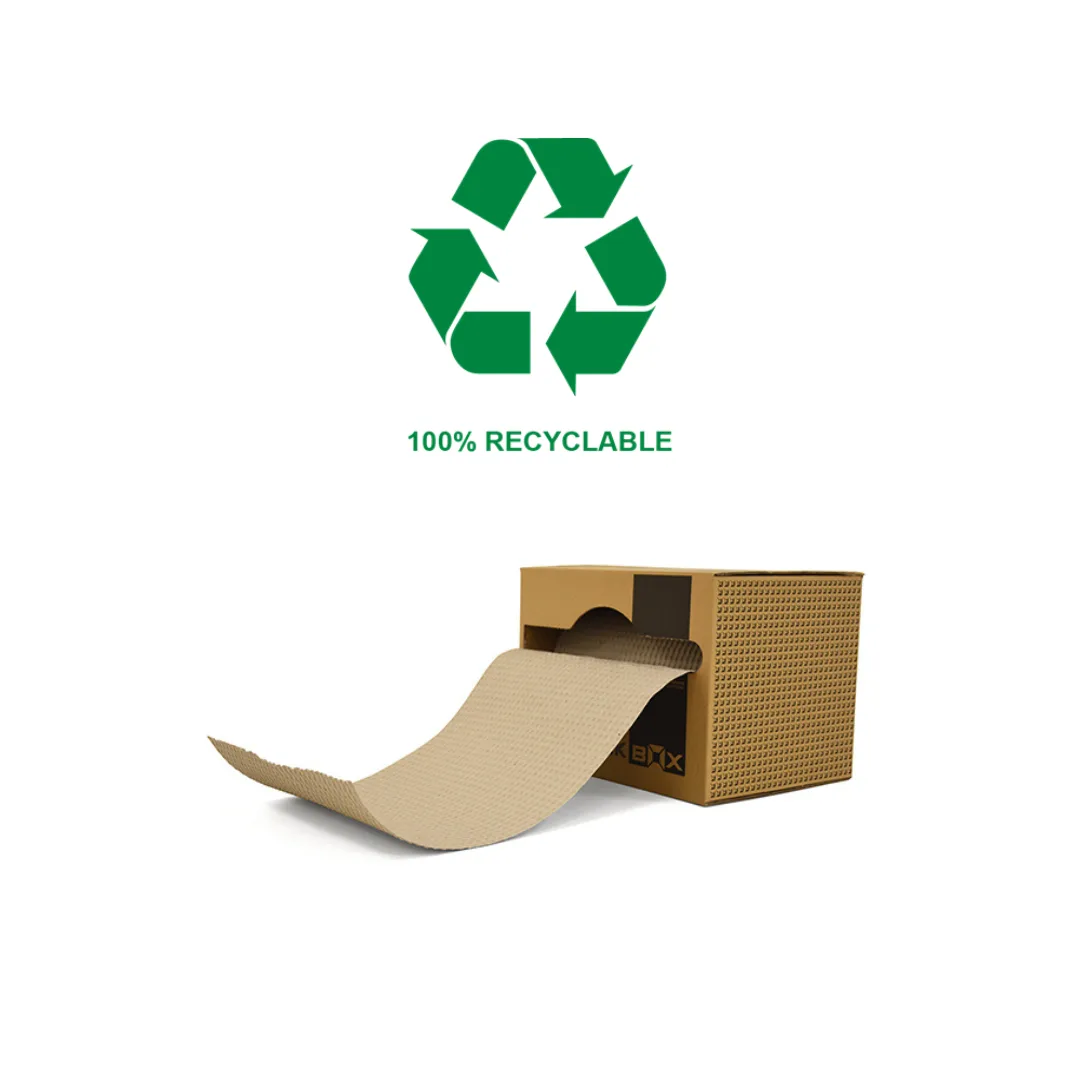 Paper bubble dispenser box