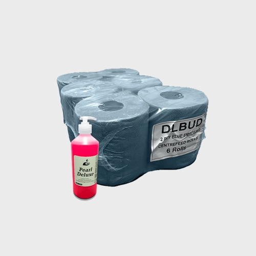 2 Ply Blue Roll - Bale of 6