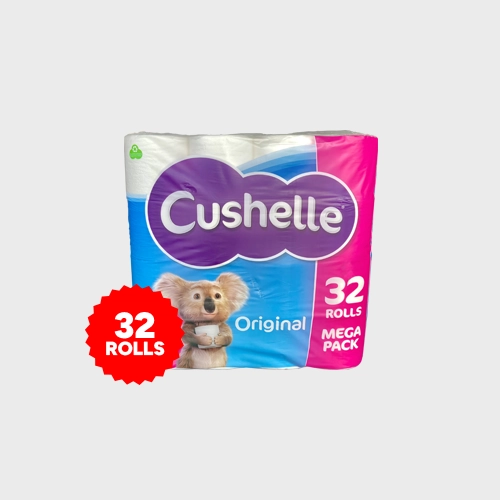 Cushelle Toilet Tissue Rolls – 32 Roll Packs