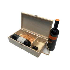 Wooden Wine Box for 2 Bottles